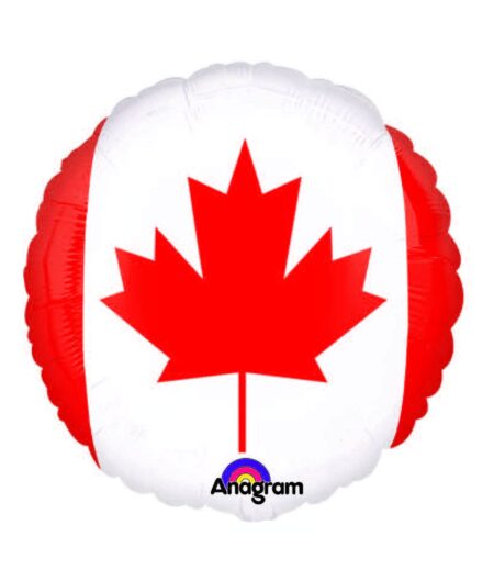 18" Canada Flag Mylar Balloon – Viva Party
