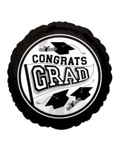 Grad School Colors Purple and White Balloon Bouquet 15 Pack