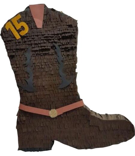 32 Inch Tall  Cowboy Boot Rodeo Pinata, Birthday Party, Holiday Event 3 Feet Tall, Theme Pinata, Custom Pinata, Birthday Party, Pinata Gift, Whack Pinata, Fun Pinata – Viva Party