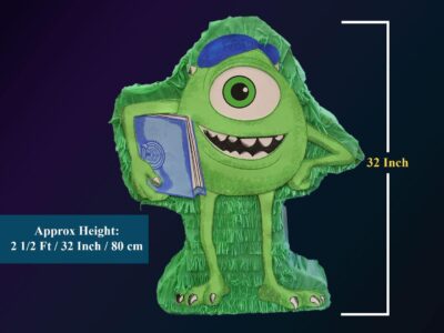 32 Inch Tall Mike Wazowski Jumbo Party Pinata, Monsters University Theme Pinata, Custom Pinata, Birthday Party, Pinata Gift, Whack Pinata, Fun Pinata