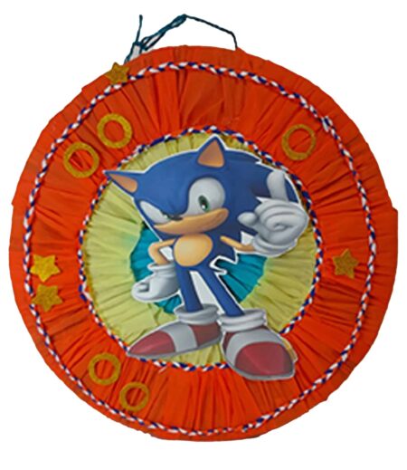 Sonic Round Drum Pinata – Viva Party