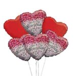 6 pc Happy Valentines Day You are My Everything Balloon Bouquet – Viva Party