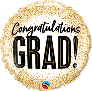 Congratulations Graduate!, Congrats GRAD!, Congratulations GRAD! Balloon Bouquet with Silver Numbers