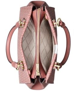 Gift Elegance: A Luxury Satchel for Mother's Day with a Charming Balloon Bouquet and a Heartful of Fresh Roses.