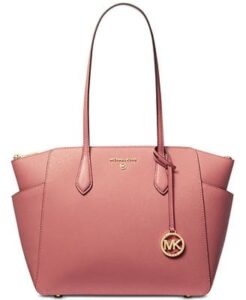 Gift Elegance: A Luxury Satchel for Mother's Day with a Charming Balloon Bouquet and a Heartful of Fresh Roses.