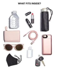 Gift Elegance: A Luxury Satchel for Mother's Day with a Charming Balloon Bouquet and a Heartful of Fresh Roses.