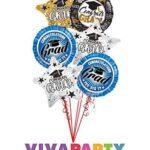 Graduation Congrats Grad Congratulations Grad Balloon Bouquet 6 pc | Viva Party Balloon Collection – Viva Party