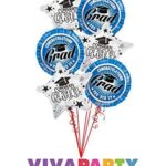 Graduation Congrats Grad Congratulations Grad Balloon Bouquet 6 pc | Viva Party Balloon Collection – Viva Party