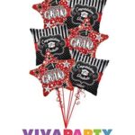 Graduation Congrats Grad Dots & Lines Balloon Bouquet 6 pc | Viva Party Balloon Collection – Viva Party
