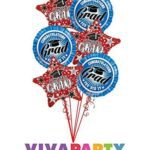 Graduation Congrats Grad Congratulations Grad Balloon Bouquet 6 pc | Viva Party Balloon Collection – Viva Party