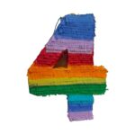 Number Four Shape Pinata – Viva Party