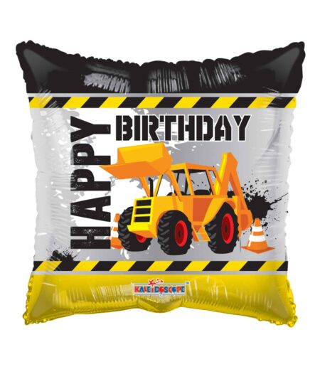 Happy Birthday Under Construction Foil Balloon - 18 Inch – Viva Party