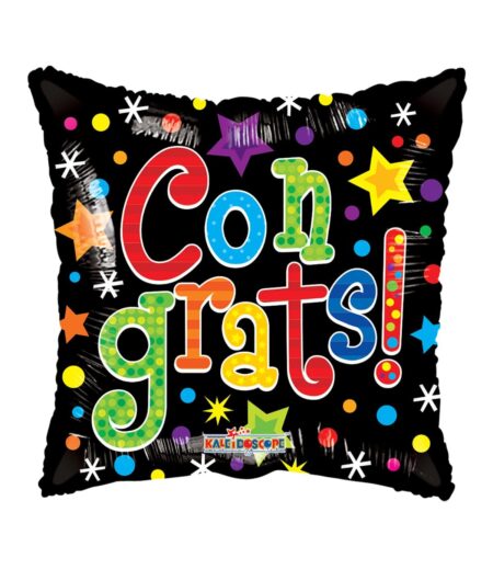 18 Inch PR Colorful Congrats Gb -Flat – Viva Party