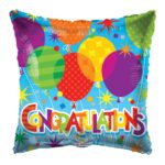 18 Inch BV Congratulations Patterned Balloons - Flat – Viva Party