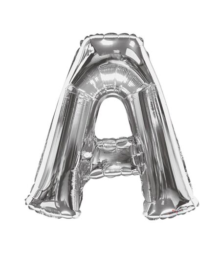 SILVER LETTER A - 34 Inch – Viva Party