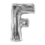SILVER LETTER F - 34 Inch – Viva Party