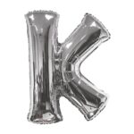 SILVER LETTER K - 34 Inch – Viva Party