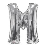 SILVER LETTER M - 34 Inch – Viva Party