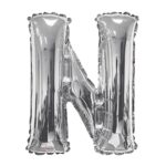 SILVER LETTER N - 34 Inch – Viva Party