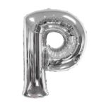 SILVER LETTER P - 34 Inch – Viva Party