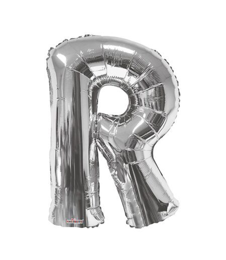 SILVER LETTER R - 34 Inch – Viva Party