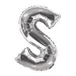 SILVER LETTER S - 34 Inch – Viva Party