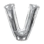 SILVER LETTER V - 34 Inch – Viva Party