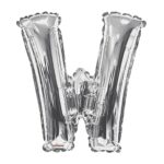 SILVER LETTER W - 34 Inch – Viva Party