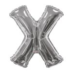 SILVER LETTER X - 34 Inch – Viva Party