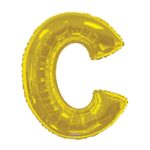 GOLD LETTER C - 34 Inch – Viva Party