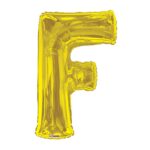 GOLD LETTER F - 34 Inch – Viva Party