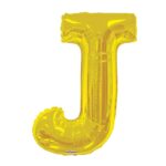 GOLD LETTER J - 34 Inch – Viva Party