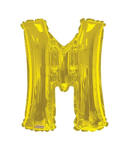 GOLD LETTER M - 34 Inch – Viva Party
