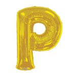 GOLD LETTER P - 34 Inch – Viva Party