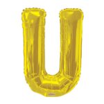 GOLD LETTER U - 34 Inch – Viva Party
