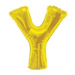 GOLD LETTER Y - 34 Inch – Viva Party