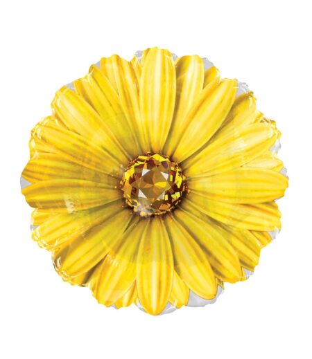 18 Inch SV Yellow Rhinestone Daisy - Flat – Viva Party
