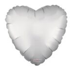 Silver Matte Heart 18 Inch – Viva Party