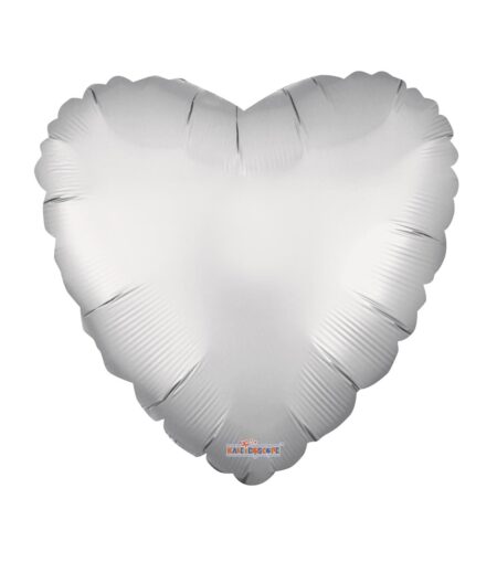 Silver Matte Heart 18 Inch – Viva Party
