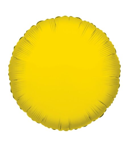 Yellow Opaque Round 18 Inch – Viva Party
