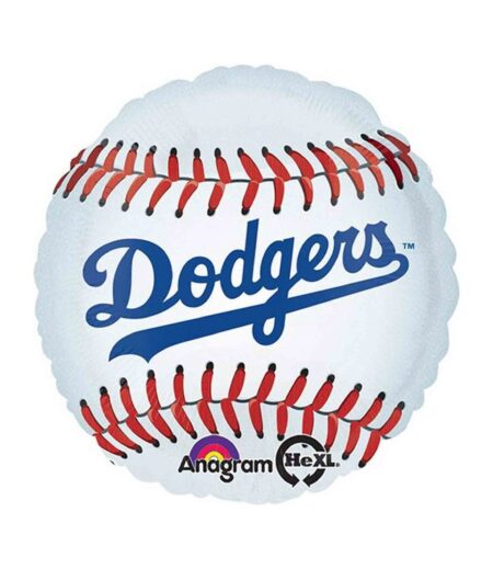Los Angelese Dodgers Happy Birthday Balloon Bouquet (5 Balloons)