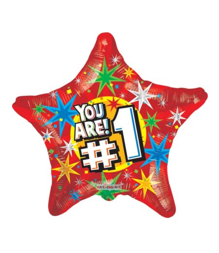 18 Inch BV YOU'RE NO. 1 STARS – Viva Party