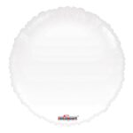 White Round Gelli Bean 18 Inch – Viva Party