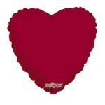 Burgundy Heart 18 Inch – Viva Party