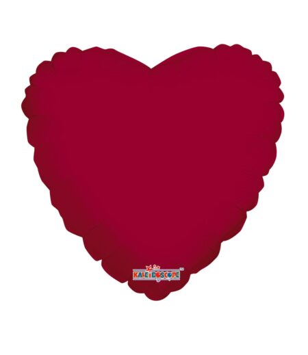 Burgundy Heart 18 Inch – Viva Party