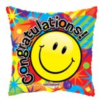 18 Inch PR Smiley Congrats Gellibean - Flat – Viva Party
