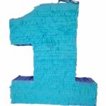 Blue Number One Shaped Pinata – Viva Party