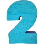 Blue Number Two Shaped Pinata – Viva Party