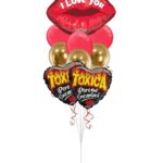 TOXICA FUEGO GB Valentine's Day Balloon Bouquet - Viva Party (9 Balloons) – Viva Party