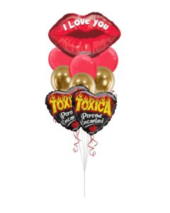 TOXICA FUEGO GB Valentine's Day Balloon Bouquet - Viva Party (9 Balloons) – Viva Party